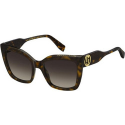 Marc Jacobs MARC811/S 086/HA Γυναικεία Γυαλιά Ηλίου Πεταλούδα Κοκάλινα Καφέ με Μαύρο Degradee Φακό