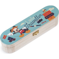 Parisis Μπομπονιέρα Βάπτισης Κασετίνα Mickey Mouse Travel από Ξύλο