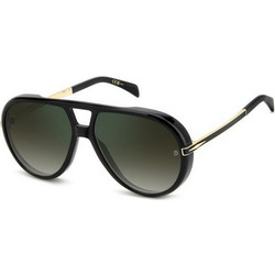 David Beckham DB99 2M2/CS61 Ανδρικά Γυαλιά Ηλίου Aviator Μεταλλικά Χρυσά με Μαύρο Φακό