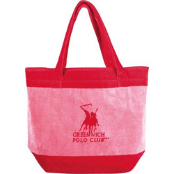 Greenwich Polo Club 4000 Υφασμάτινη Τσάντα Θαλάσσης Ώμου Ροζ 55x40cm