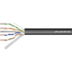 TOPELCOM U/UTP Cat.6 Καλώδιο Δικτύου Ethernet 1m Black 02.004.0070
