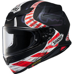 Shoei NXR 2 Knee Down TC-5 Black Red Κράνος Μηχανής Full Face 1350gr