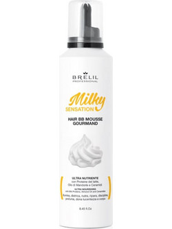 Brelil Professional Milky Sensation Hair BB Αφρός Μαλλιών για Επανόρθωση Δυνατό Κράτημα 250ml