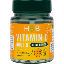 Holland & Barrett Vitamin D 400iu 120 Ταμπλέτες