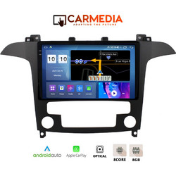 Carmedia CMDU4095-4 Ford S-Max 2006-2014 Clima Ηχοσύστημα Αυτοκινήτου με Οθόνη Αφής Bluetooth & GPS