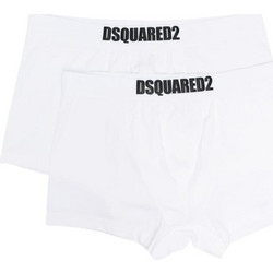 Dsquared2 Ανδρικά Μποξεράκια Σετ 2Pack Λευκά D9XC64530