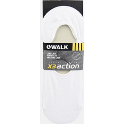 Walk Βαμβακερές Γυναικείες Κάλτσες Σοσόνια Λευκές 3Pack V55-01