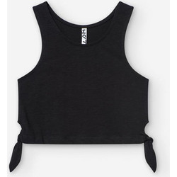 Losan Παιδικό Crop Top Αμάνικο Μαύρο LJGAP010325025