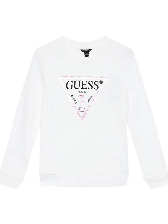Guess Παιδικό T-Shirt Μακρυμάνικο Λευκό J74Q10KAUG0-G011