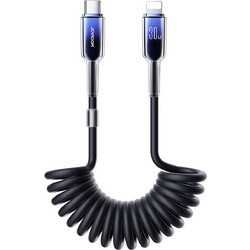 Joyroom S-A43 Spiral USB-C to Lightning Cable 30W 1.5m Black 6956116728182