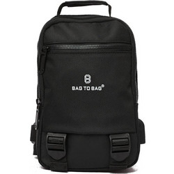 Bag to Bag Ανδρική Τσάντα Στήθους Μαύρη AM266-BTB