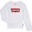 Levi's Παιδικό Φούτερ Λευκό 3E6660-W5J