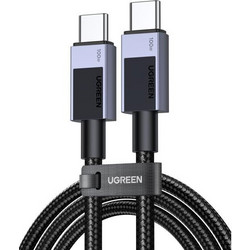 Ugreen L512 Braided USB-C to USB-C 100W 1m Black 6941876240630