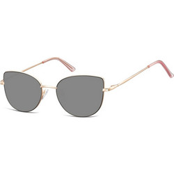 Sunoptic SS-L119A53 Γυναικεία Γυαλιά Ηλίου Πεταλούδα Μεταλλικά Χρυσά με Μαύρο Φακό