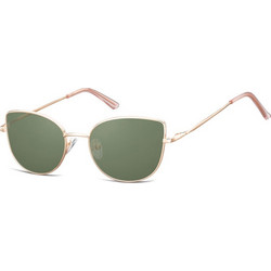Sunoptic SG-L119F53 Ανδρικά Γυαλιά Ηλίου Πεταλούδα Μεταλλικά Χρυσά με Πράσινο Φακό