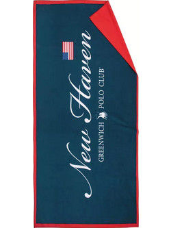 Greenwich Polo Club 4025 Πετσέτα Θαλάσσης Microfiber Μπλε 80x170cm