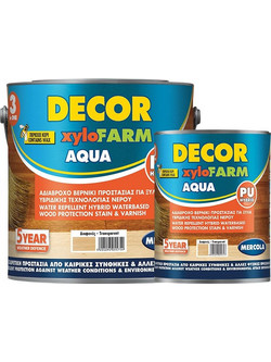 Mercola Decor Xylofarm Aqua Βερνίκι Εμποτισμού Ξύλου Νερού ΙΡΟΚΟ 0.75lt