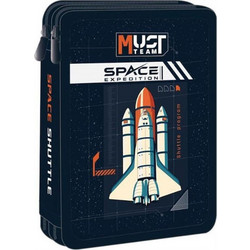 Must Space Expedition Κασετίνα Γεμάτη με 2 Θήκες Navy Μπλε 586338