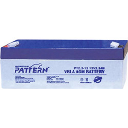 Pattern PT2.3-12 Μπαταρία VRLA 12V 2.3Ah