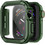 Lito Armor 360 Πλαστική Θήκη με Προστασία Οθόνης για Apple Watch 1 / 2 / 3 38mm Πράσινη