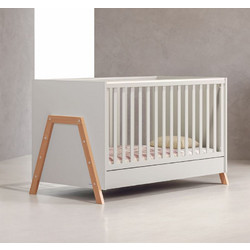 Casababy Oslo Πολυμορφική Κούνια για Στρώμα 70x140cm Λευκή Μπεζ 590372