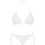 Rock Club Bikini Set Τριγωνάκι Λευκό BP-5004