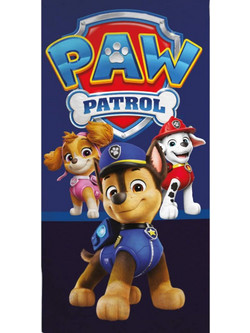 Borea Paw Patrol Chase Παιδική Πετσέτα Θαλάσσης Microfiber Navy Μπλε 70x140cm