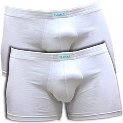 Lord Ανδρικά Μποξεράκια Σετ 2Pack Λευκά 7112