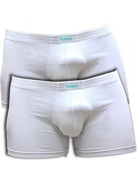 Lord Ανδρικά Μποξεράκια Σετ 2Pack Λευκά 7112