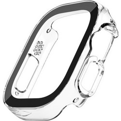 Belkin ScreenForce Πλαστική Θήκη Tempered Glass για Apple Watch Ultra 49mm Διαφανής