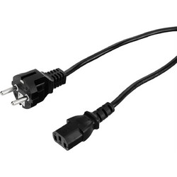 Turbo-X KY-PU303 Καλώδιο Τροφοδοσίας Schuko to IEC C13 3m
