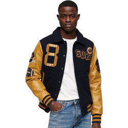 Superdry Ανδρικό Μπουφάν Χειμωνιάτικο Bomber Μαύρο M5011986A-JKE