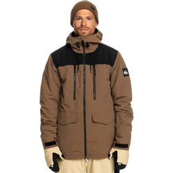 Quiksilver Ανδρικό Μπουφάν Χειμωνιάτικο Αδιάβροχο Καφέ EQYTJ03433-CPV0