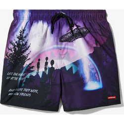 Sprayground Ανδρικό Μαγιό Σορτς με Σχέδια Μωβ 910SWM2024