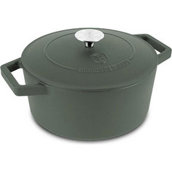 Berlinger Haus Matt Green Γάστρα Χυτοσίδηρου Στρογγυλή 24cm BH-6544