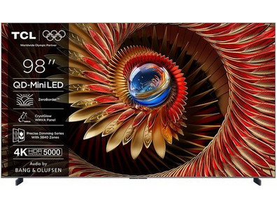 TCL QD-Mini LED 98C8K Smart Τηλεόραση 98" 4K UHD Mini LED HDR (2025)