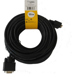 Belkin F2N028R15M Καλώδιο VGA Male to VGA Male 15m