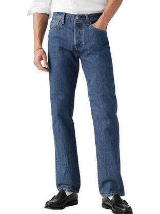 Levi's 501(R) Ανδρικό Τζιν Παντελόνι Κανονική Εφαρμογή Μπλε 278184-81308
