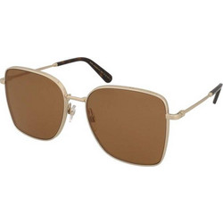 Marc Jacobs MARC829/S 01Q70 Γυναικεία Γυαλιά Ηλίου Τετράγωνα Μεταλλικά Χρυσά με Καφέ Φακό