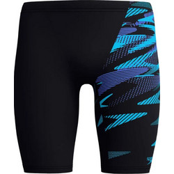 Speedo V-Cut Jammer Αθλητικό Ανδρικό Μαγιό Μαύρο Γαλάζιο 809735-15334