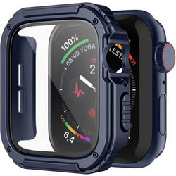 Lito Armor 360 Πλαστική Θήκη Tempered Glass για Apple Watch 4 / 5 / 6 / 7 / 8 / 9 / SE 40mm Μπλε