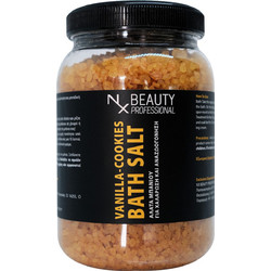 NX Beauty Vanilla & Cookies Άλατα Μπάνιου Κρύσταλλοι 1kg
