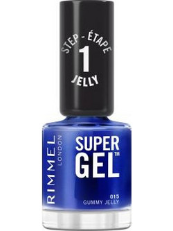 Rimmel Super Gel STEP 1 015 Gummy Jelly Gloss Βερνίκι Νυχιών Μακράς Διαρκείας 12ml