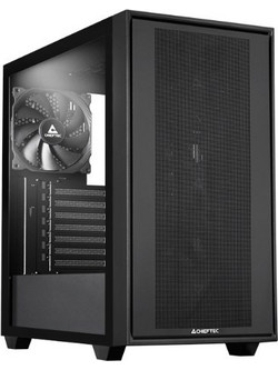 Chieftec Night Hunter Black Gaming Midi Tower Κουτί Υπολογιστή με Πλαϊνό Παράθυρο