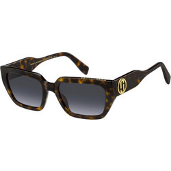 Marc Jacobs MARC809/S 086GB Γυναικεία Γυαλιά Ηλίου Τετράγωνα Κοκάλινα Ταρταρούγα με Μαύρο Degradee Φακό