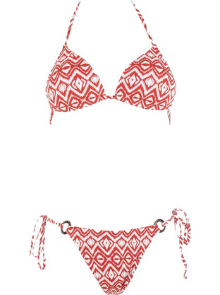 Gsecret Bikini Set Τριγωνάκι Κόκκινο C6105-32501