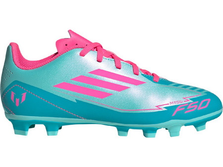 Adidas F50 Club FG/MG IH0932 Παιδικά Ποδοσφαιρικά Παπούτσια με Τάπες Γαλάζια Ροζ