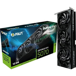 Palit GeForce RTX 5070 12GB GDDR7 Infinity 3 Black Κάρτα Γραφικών