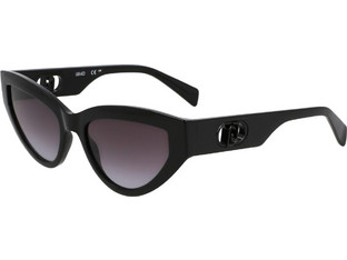 Liu Jo LJ800S 001 Γυναικεία Γυαλιά Ηλίου Cat Eye Κοκάλινα Μαύρα με Μαύρο Degradee Φακό