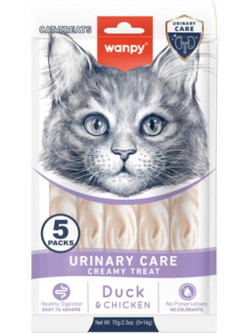 Wanpy Creamy Treat Urinary Care with Duck & Chicken 70gr